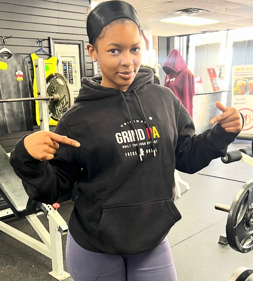 BLACK PULLOVER HOODIES
